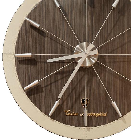 Tonino Lamborghini Casa Настенные часы из фанерованной древесины sun-id-1497336 - Вид №2