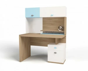 Стол ABC-KING MIX blue правыйMIX (голубой, )