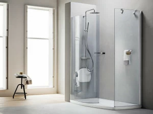 ARBLU Угловая душевая кабина с поддоном Aqua