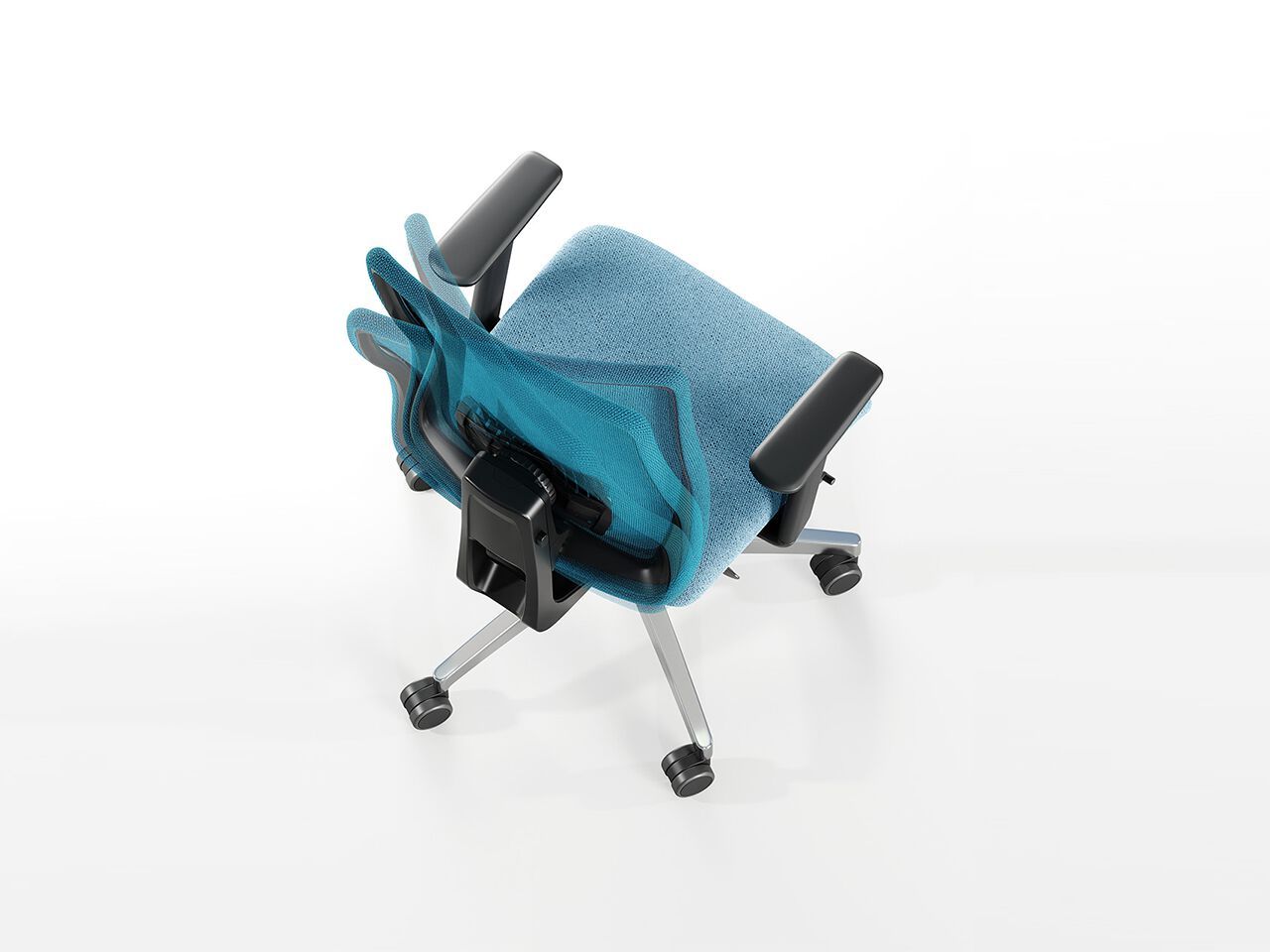 5 спиц ткань поворотный операционный стул FREZZA Дензел ARCH-00074646 - Вид №6