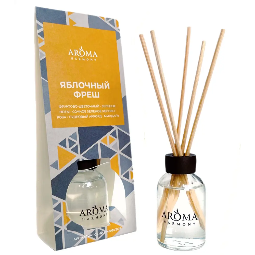 Ароматический диффузор Aroma Harmony Яблочный фреш 30 мл 87984281 STLM-2178809 