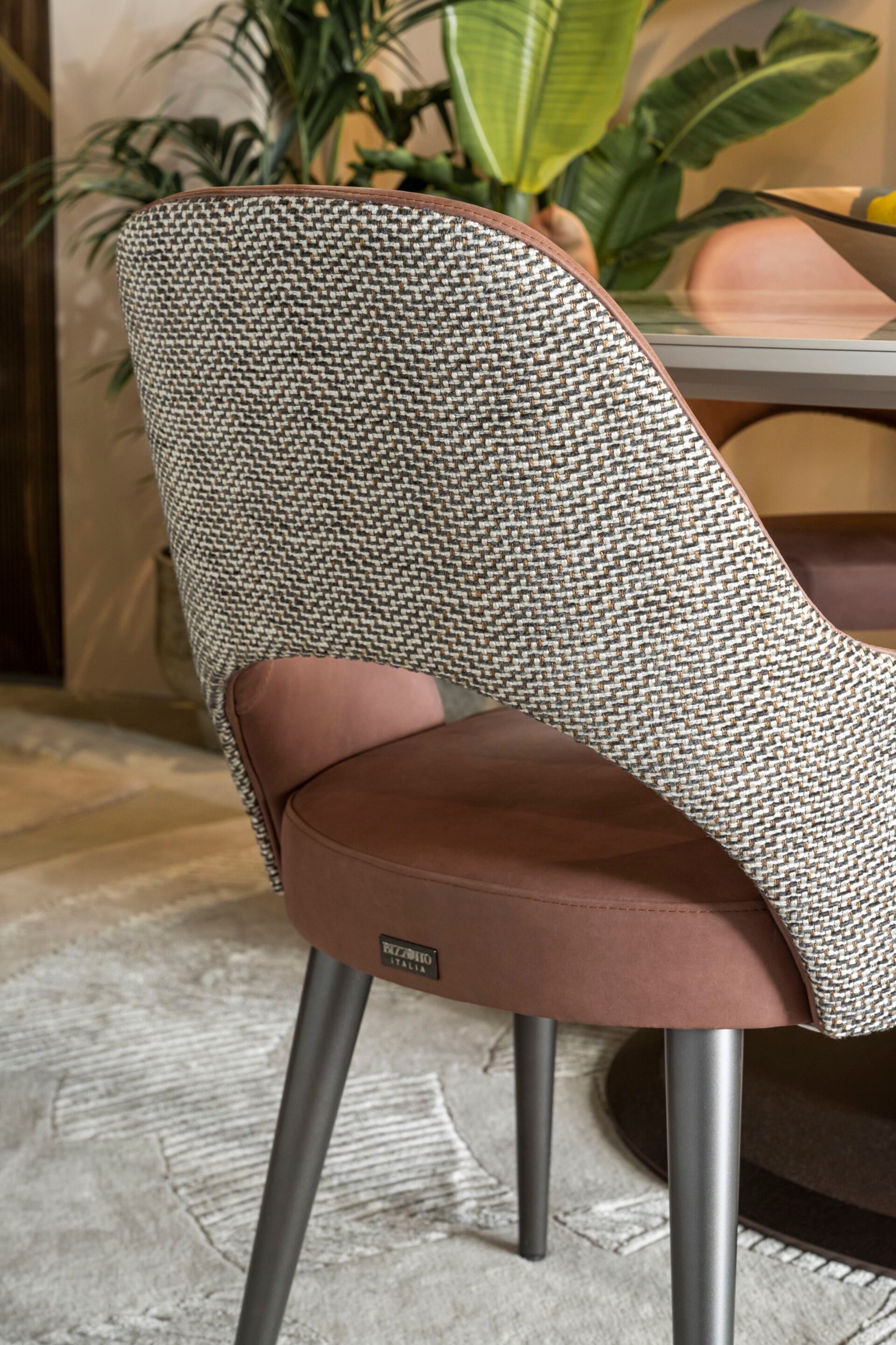 Кожаный стул с подлокотниками Bizzotto Italia Нара ARCH-00067879 - Вид №1