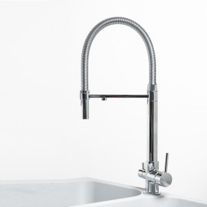 RF6601 Смеситель для кухни однорычажный с фильтром Raiber