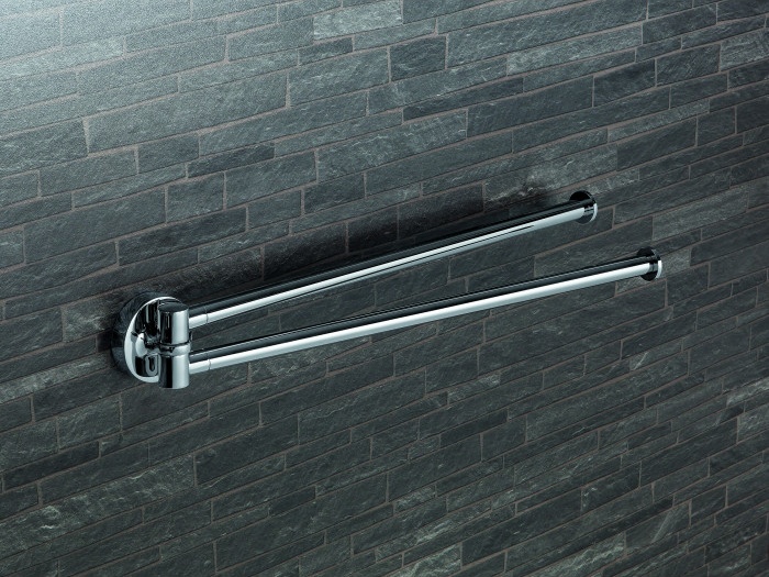 W4913 Полотенцедержатель 2-ой 29 см COLOMBO PLUS Colombo Design - Вид №1