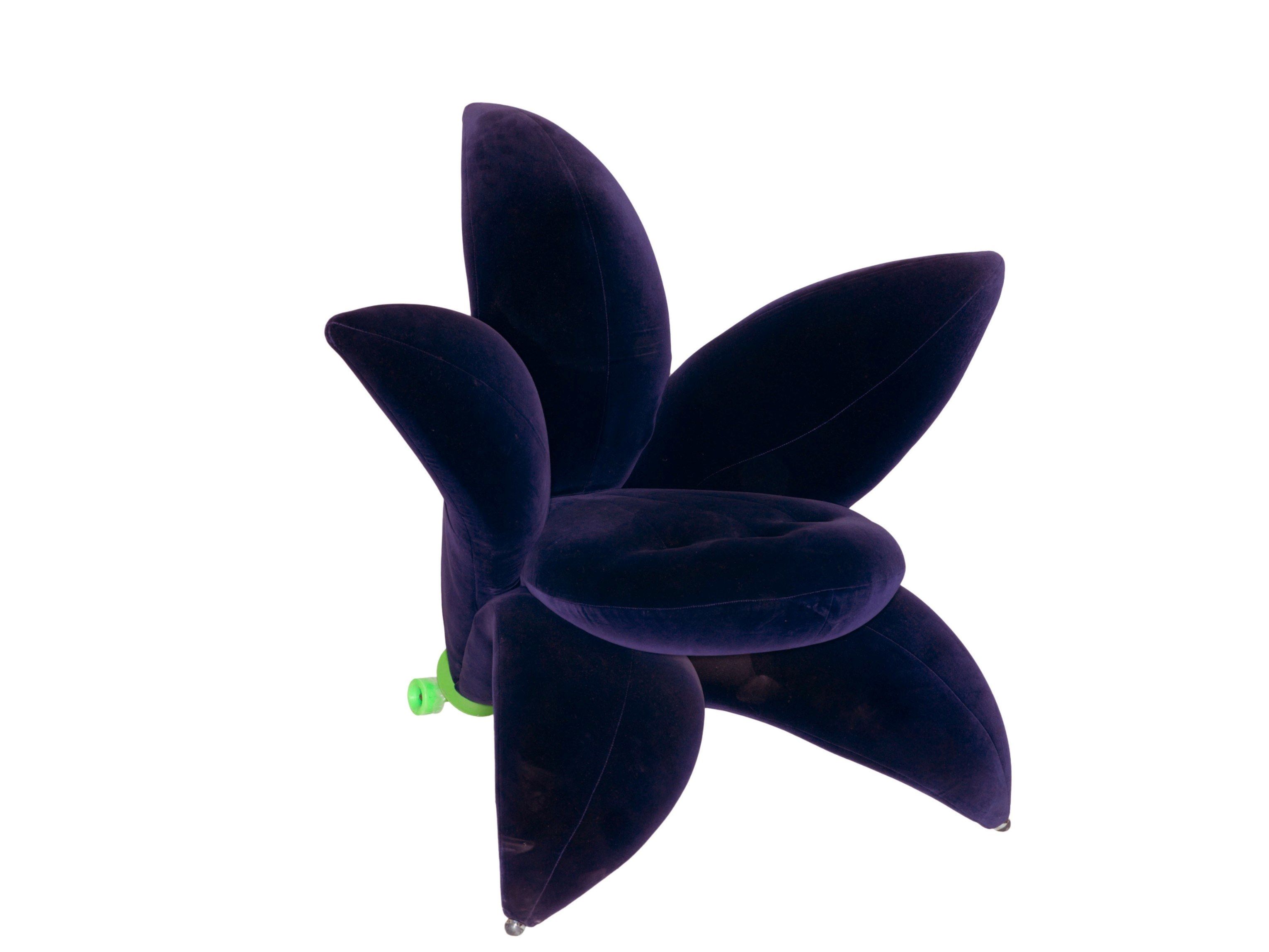 Тканевое кресло с колесами In Stock Edra ARCH-00022047