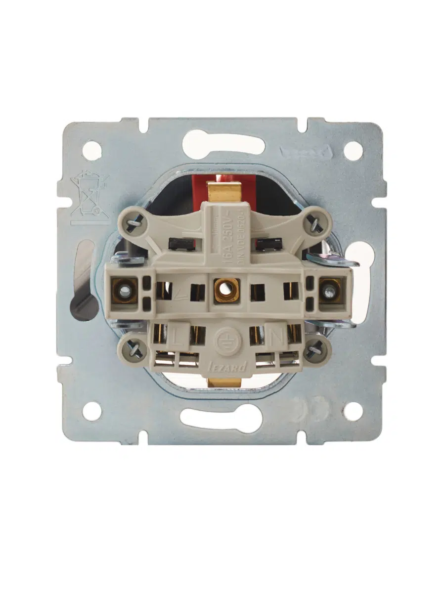 KARINA Розетка с защитой от детей сз черный бархат LEZARD 707-4288-124В - Вид №7