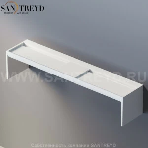 AEVO1F240 Подвесная раковина настенная овальная Agape Evoluzione белая