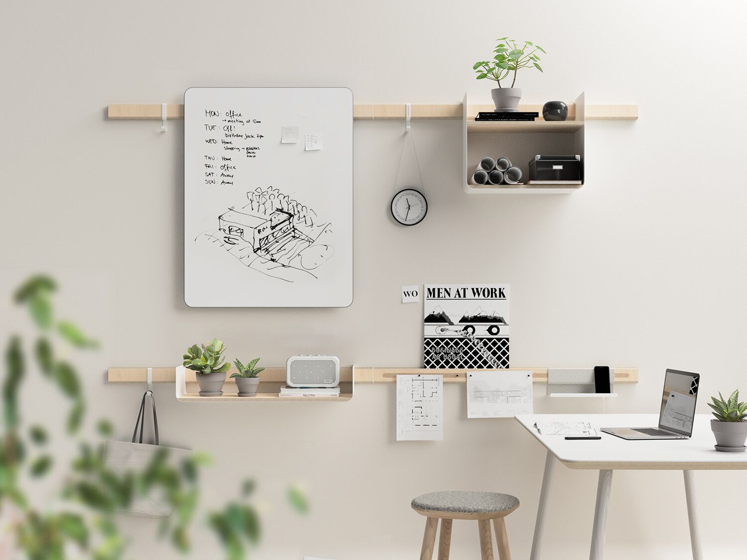 Настенная офисная доска Variand Furniture N02 ARCH-00152754 - Вид №1