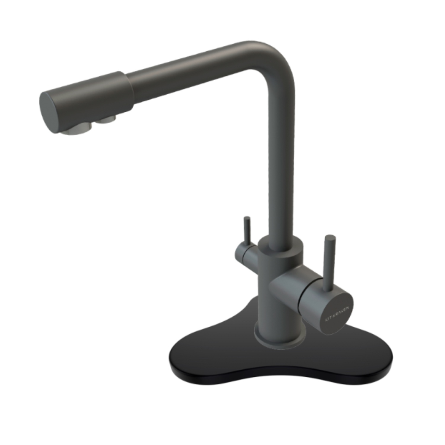 Подставка под смеситель Spinner черная KIT KRAKEN 