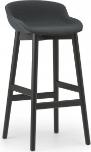 604460 Барный стул 75 см Полная обивка Black Oak / Yoredale Normann Copenhagen Hyg