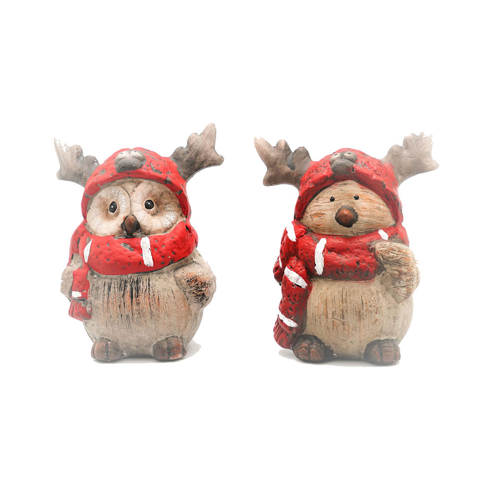 18043 "Рогатик" средний 9.5 х 7.5 х 13 см Сова Santreyd 