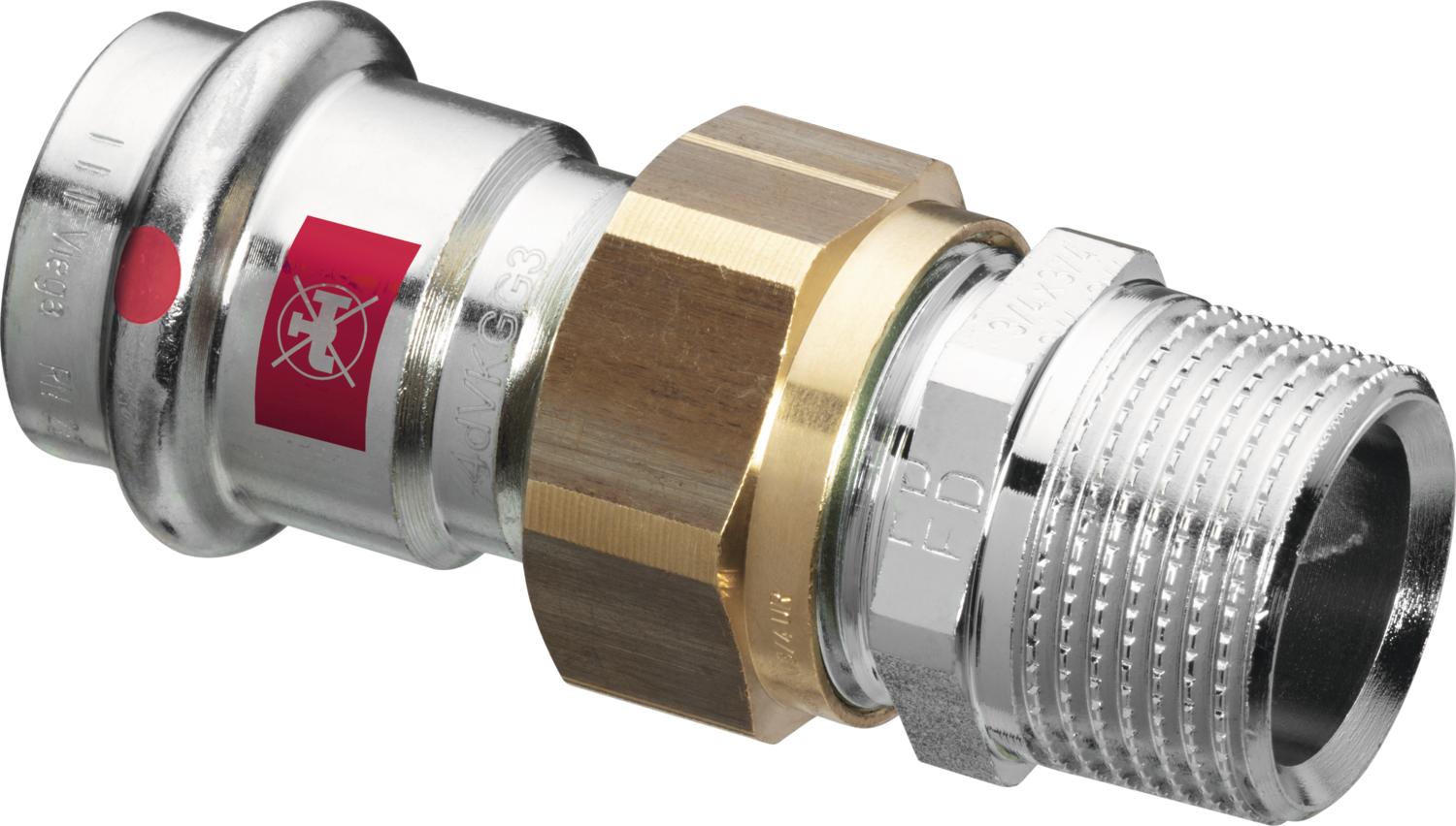 Viega Соединительный элемент резьбовой разъемный Prestabo 1165 (559298) 559 298