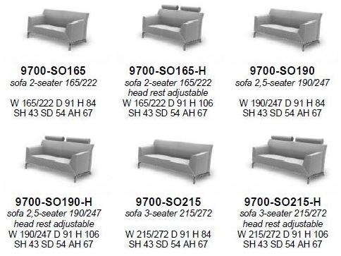 JORI Кожаный диван Pacific pure sun-id-1350186 - Вид №3