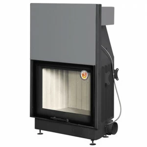 Каминная топка Экокамин Вега 800P принт с подовым горением