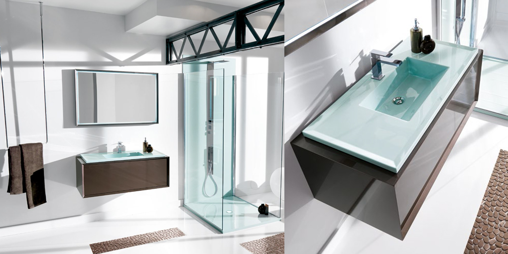 Комплект мебели для ванной PLAZ900ML PLAZZA Ambiance Bain - Вид №1