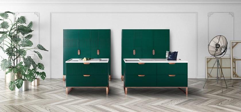 TM Italia Cucine Кухня с островом с ручками Miuccia sun-id-1400584 - Вид №1