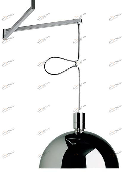 NEMO Регулируемый подвесной светильник из хромированного металла sun-id-1469047