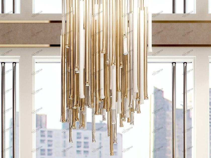 Bizzotto Металлический светодиодный подвесной светильник Symphony - infinity sun-id-1391078