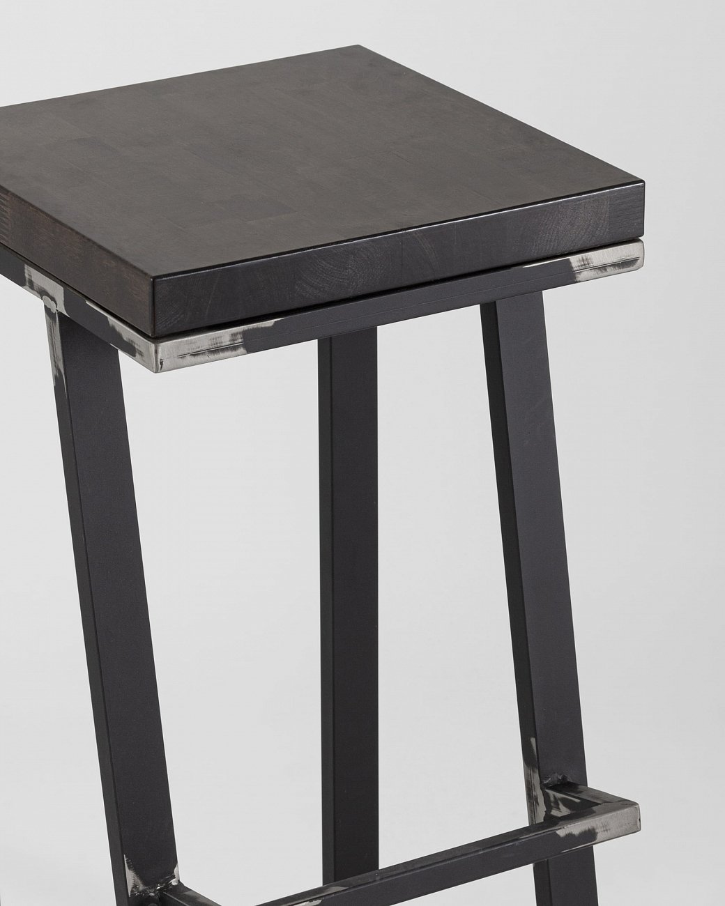 Полубарный стул коричневый с деревянным сиденьем "Терракс" STOOL GROUP  00-3945994 Коричневый  - Вид №7