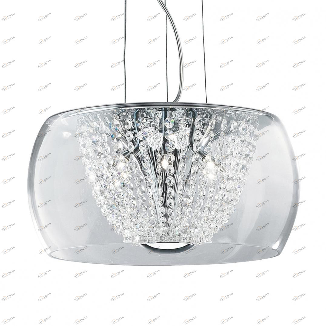 Подвесной светильник Ideal Lux Audi-61 SP6 IDEAL LUX ДИЗАЙНЕРСКИЕ, AUDI 102205 Хром 