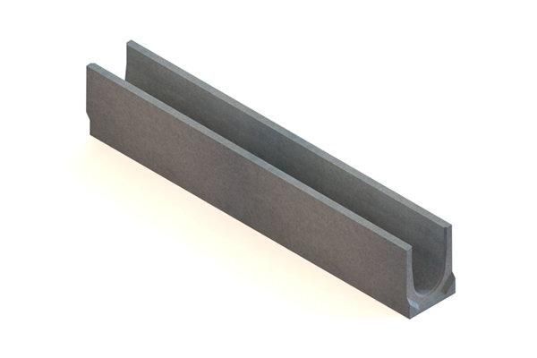 Лоток водоотводный BetoMax Basic ЛВ-10.14.13-Б бетонный 4000 ГеоПластБорд GPBST-230