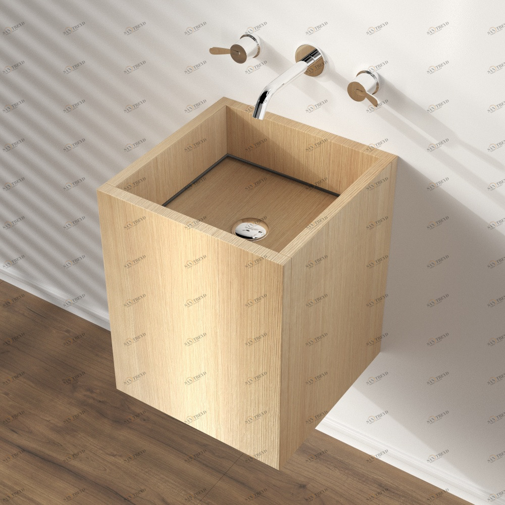 ACER0770MRT Подвесная раковина настенная квадратная Agape 