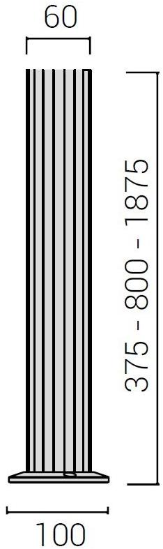 Goccia Illuminazione Светодиодный алюминиевый столбик  5521*/5522*  - Вид №5
