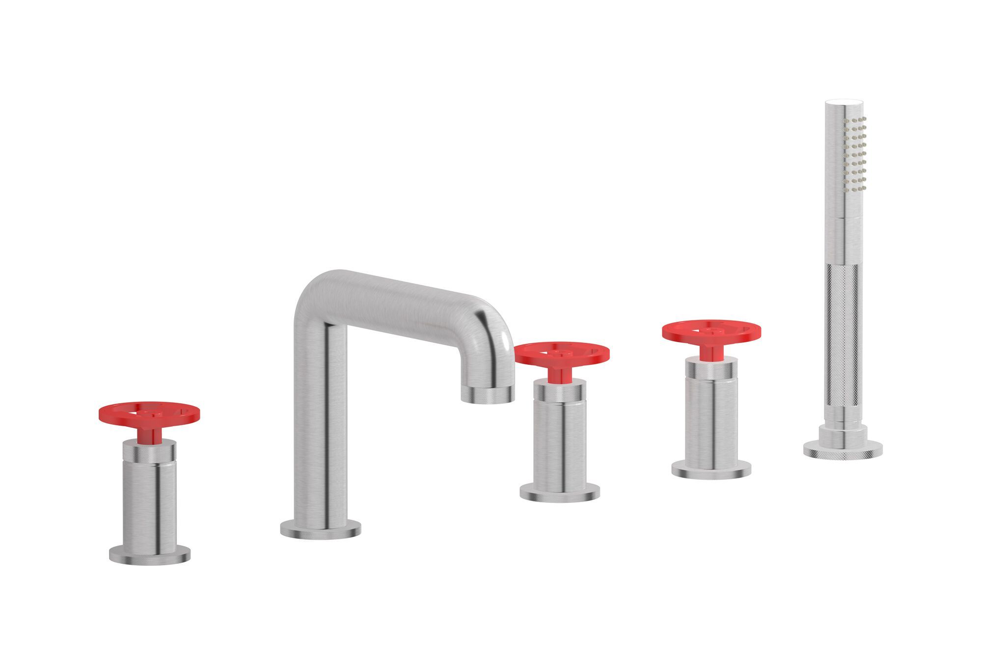 Смеситель для ванны с 5 отверстиями и ручным душем IB Bold ARCH-00114944 - Вид №23