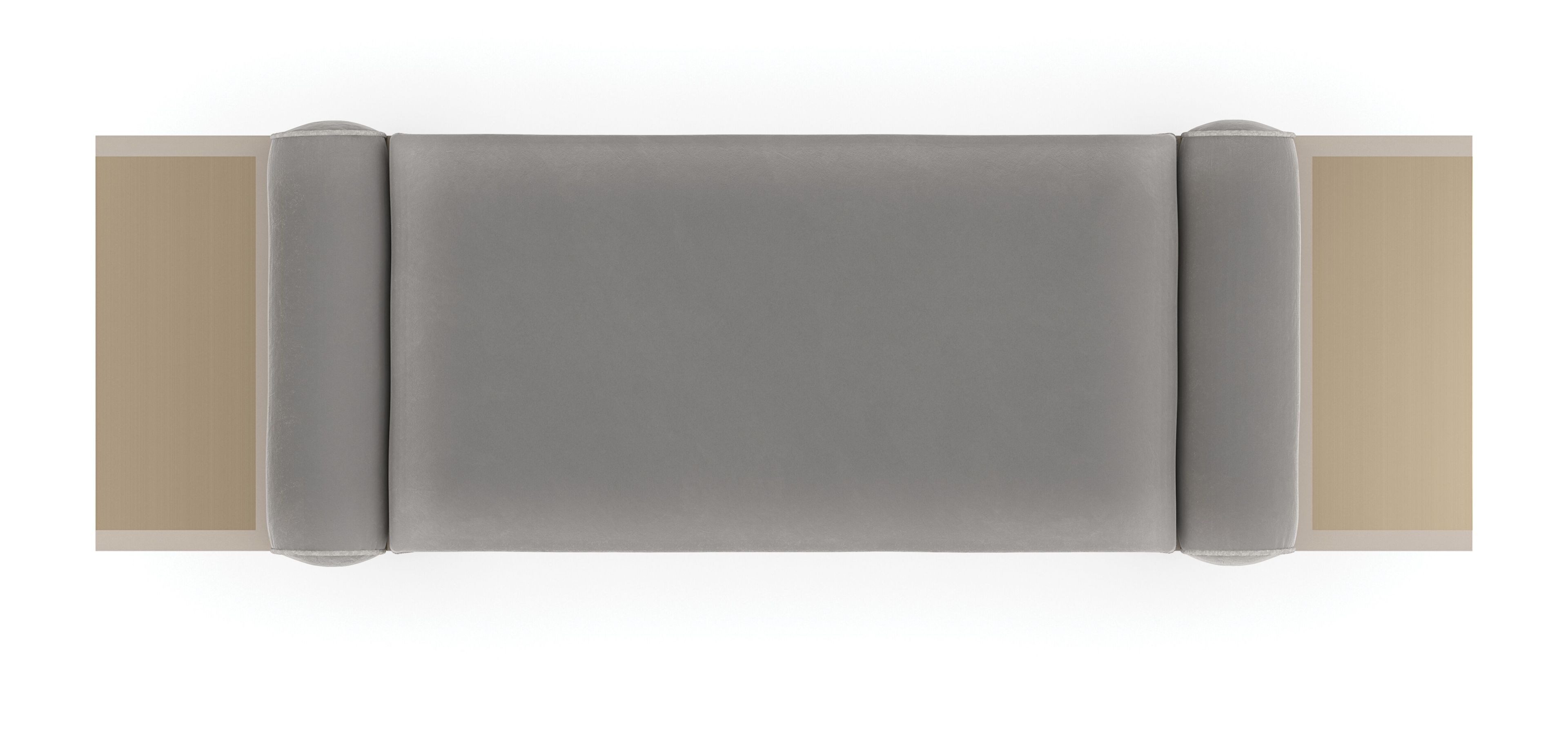 Мягкая скамейка из ткани Caracole ROLL PLAY ARCH-00144400 - Вид №5