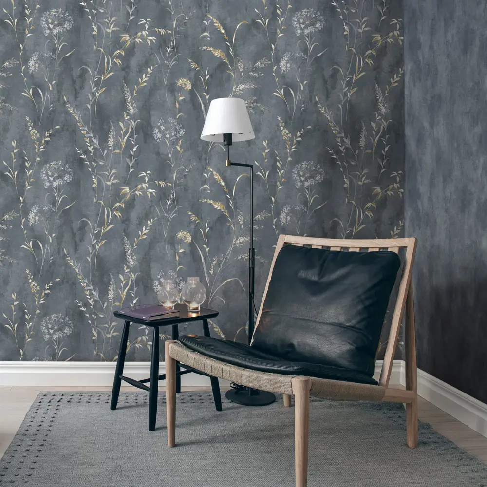 Обои флизелиновые Erismann Линда темно-серые 1.06 м ЭР61010-06 STLM-2169735 - Вид №6