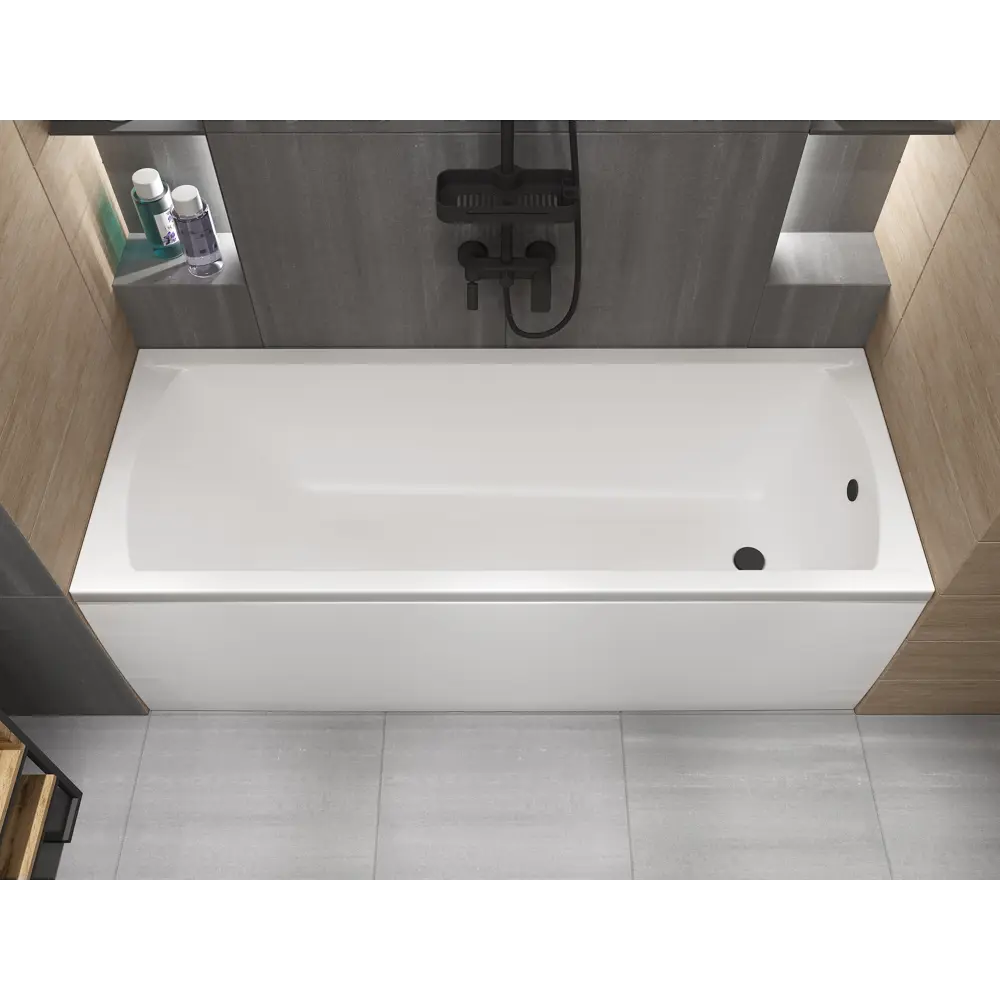 100Acryl Ницца — акриловая ванна с анатомической спинкой 160×70 см 83240772 У99326 STLM-0039836 - Вид №1