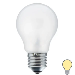 Лампа накаливания Osram шар E27 60 Вт 710 Лм груша матовая свет тёплый белый