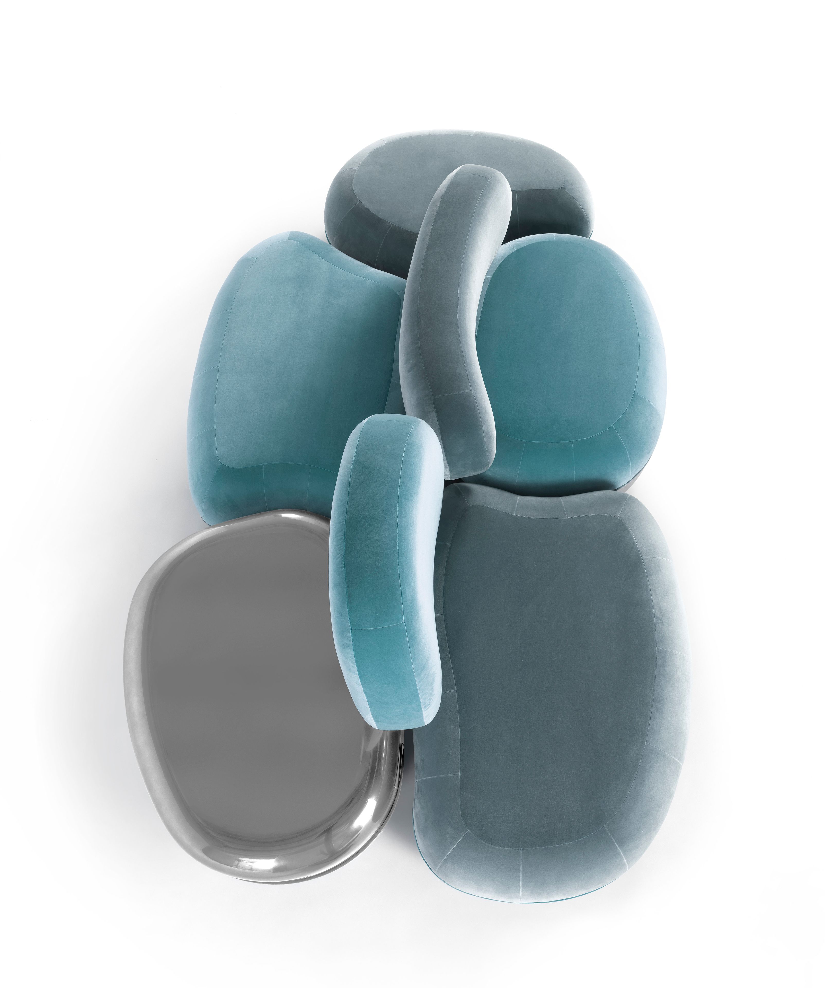 Бархатный диван JCP UNIVERSE Belmer ARCH-00025739 - Вид №1