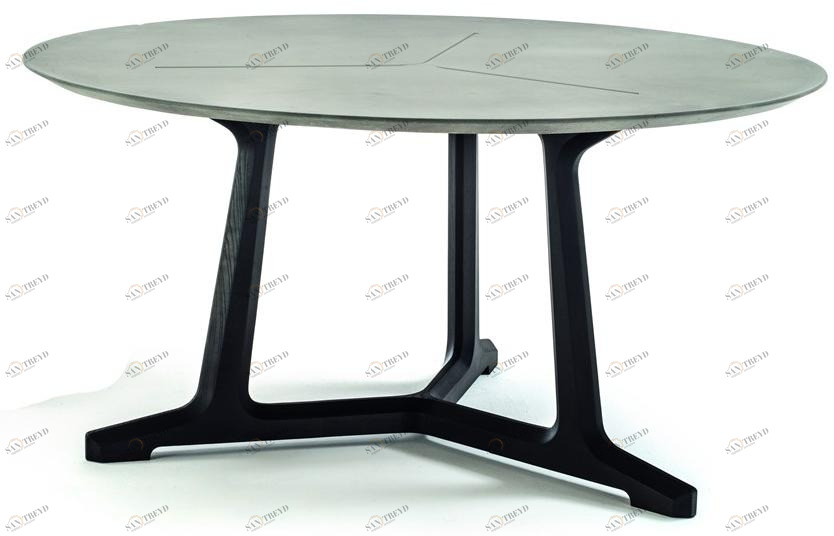 Frigerio Salotti Круглый стол с основанием 3 звезды Arja sun-id-1390932