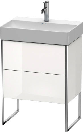 XS445304343 XSquare Тумбочка напольная компакт Базальт матовый, декор Duravit - Вид №2