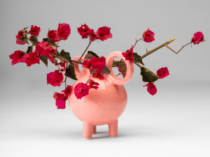 Керамическая ваза ручной работы