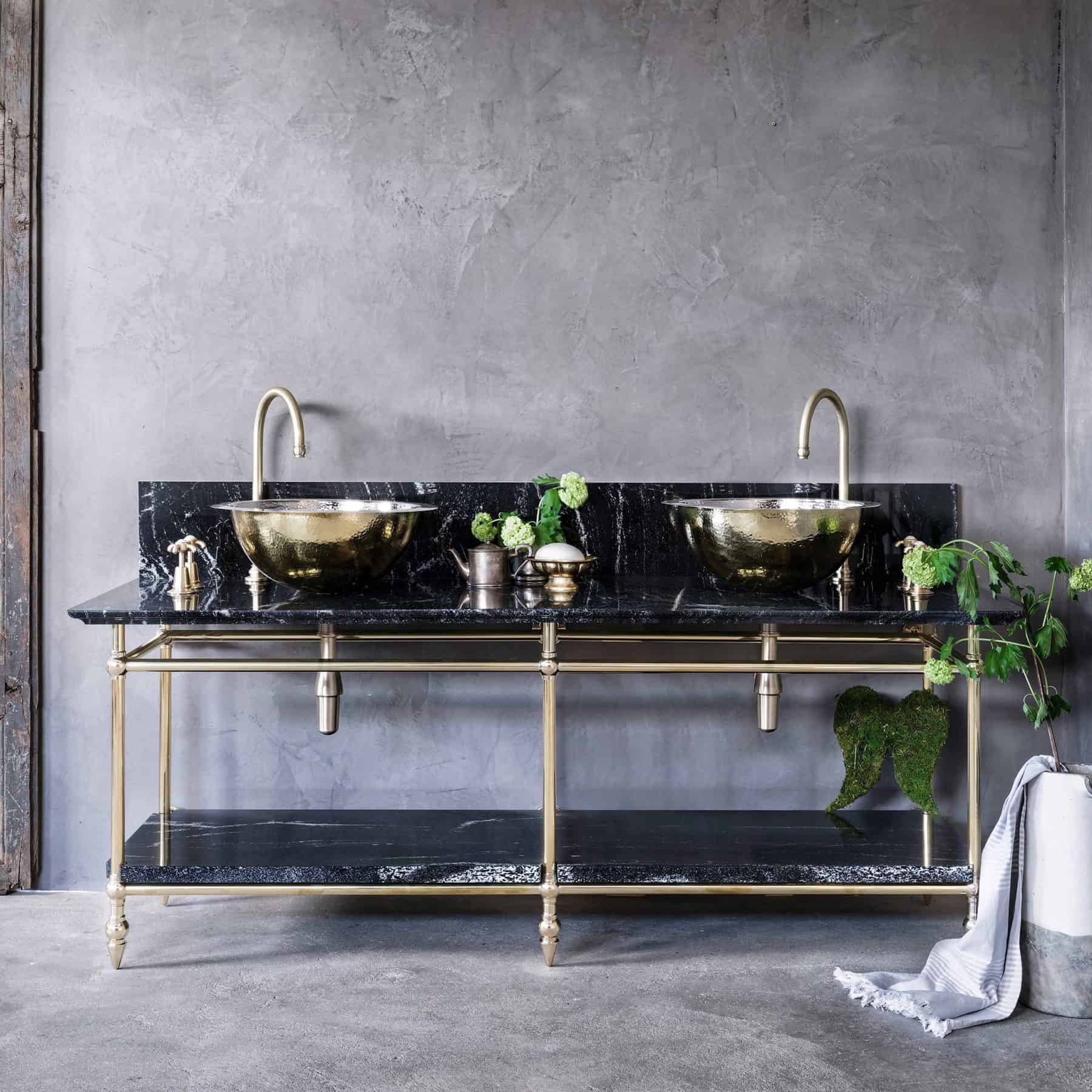 Marble & Stone Washstands Раковина The Manhattan Double Catchpoleandrye 