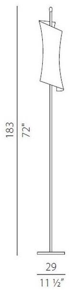 PANZERI Торшер из дутого стекла Twister sun-id-1491313 - Вид №1