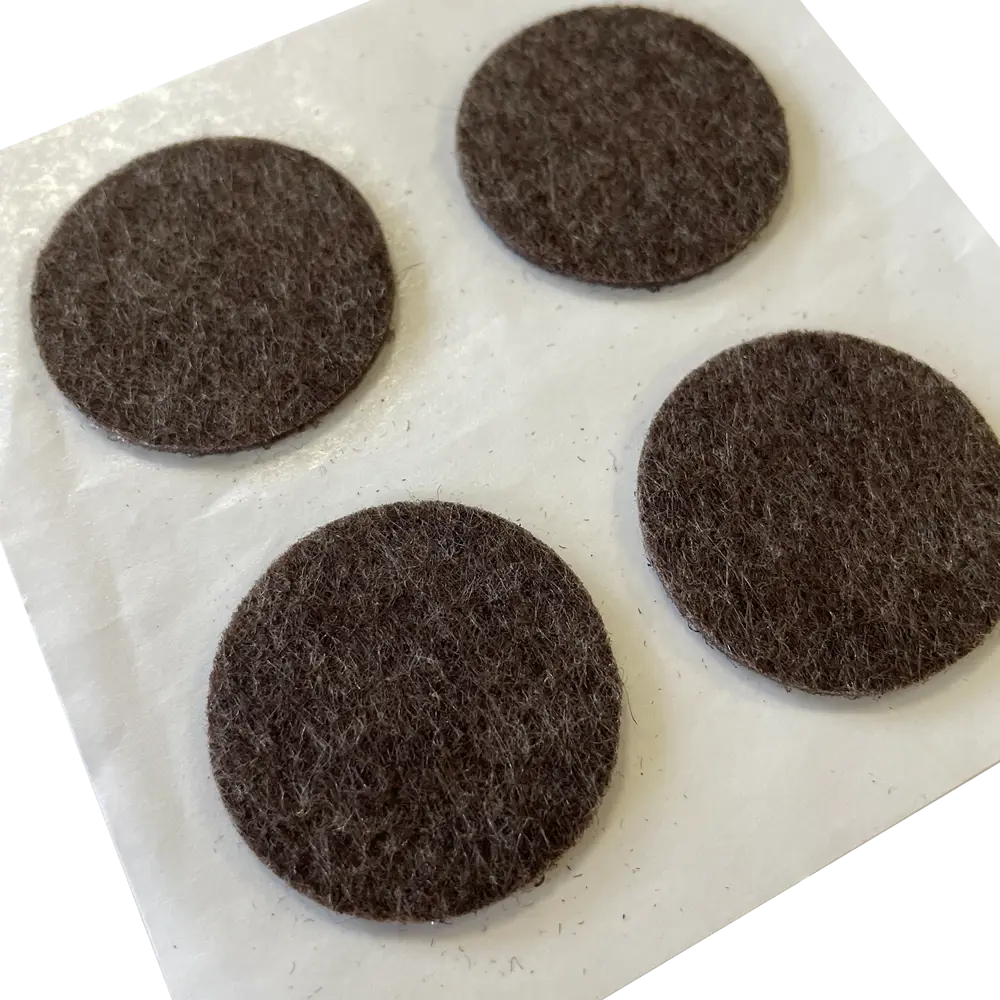 Протекторы для мебели Grace 35 мм, круглые, фетр, цвет коричневый Santreyd STLM-2193154 - Вид №1