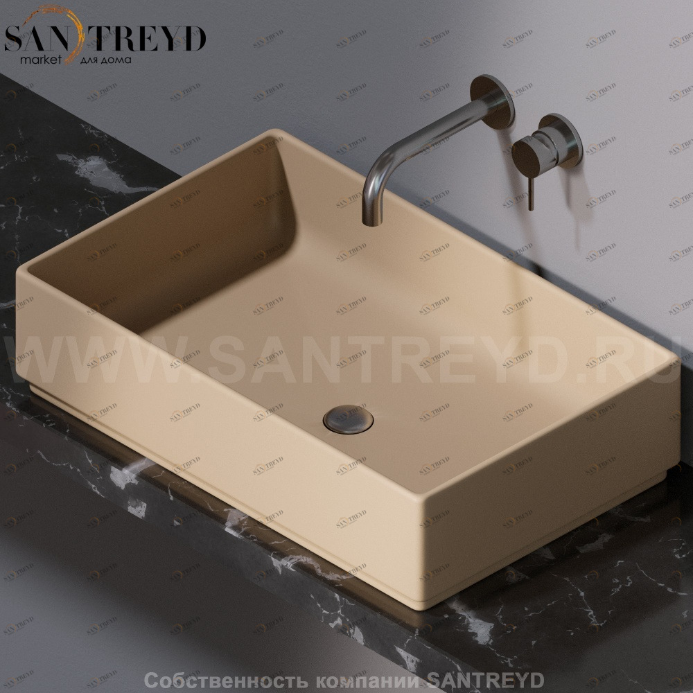 L620131 Накладная раковина на столешницу  прямоугольная A. e T. Italia Fly AeT ITALIA