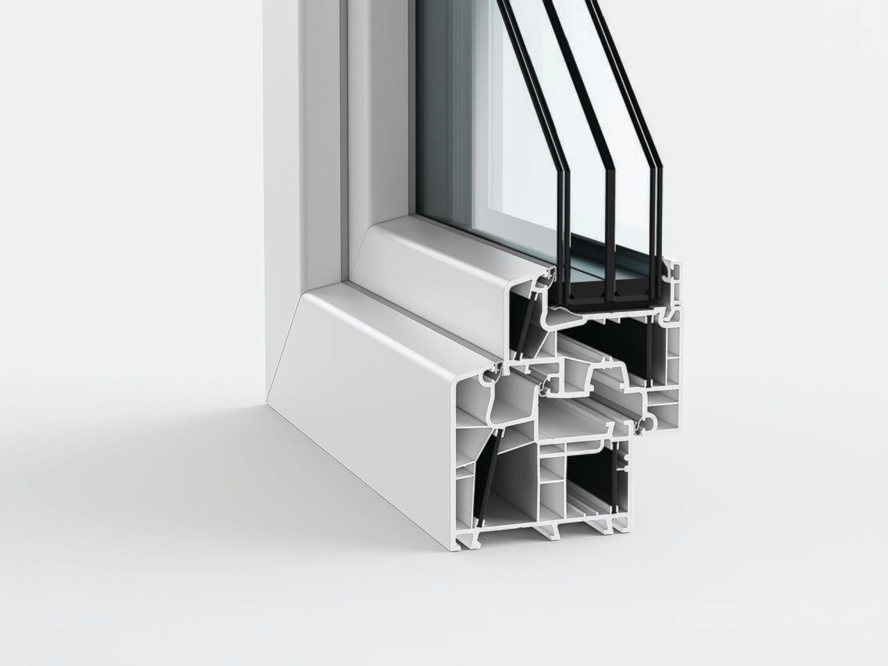 Окна из ПВХ DQG - Diquigiovanni DQG 85 ARCH-00099741 - Вид №1