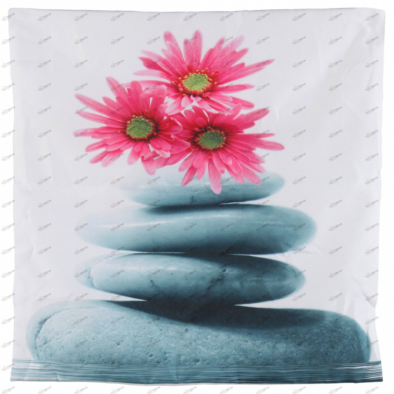 Подушка Stones TO4ROOMS РИСУНОК, ЦВЕТЫ, РАСТЕНИЯ 212353 Мультиколор 