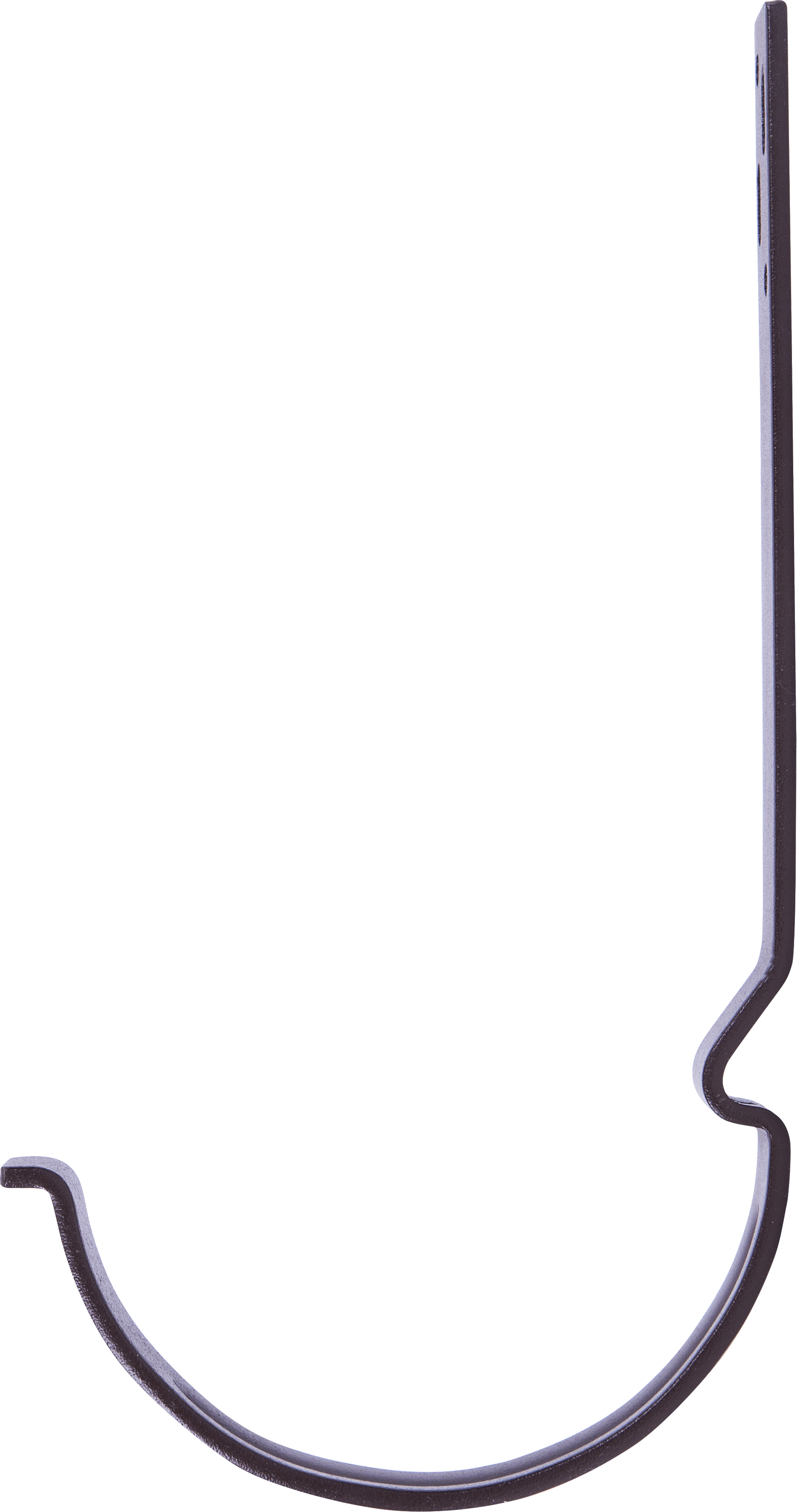 10010018 Держатель желоба длинный цвет коричневый STLM-0000012 ИНТЕРПРОФИЛЬ  - Вид №1