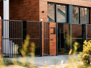 Экструдированный алюминиевый забор / ворота