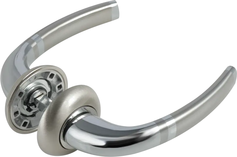 Дверные ручки Edson для межкомнатных дверей в стиле никель 85168564