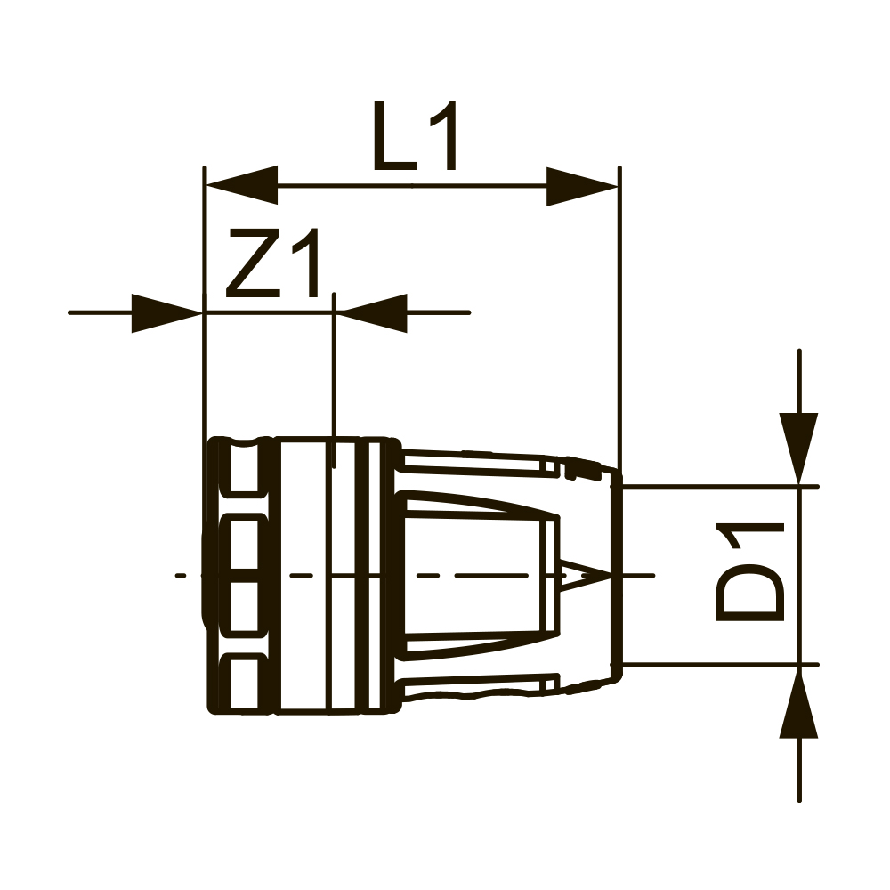 8710821 Фитинги push-fit PPSU Tece  - Вид №1