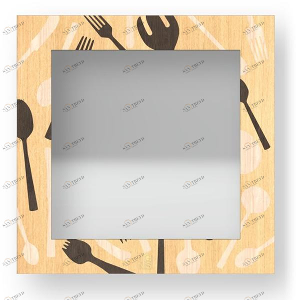 LIGNIS® Квадратное настенное зеркало в раме Dolcevita objects 12.062