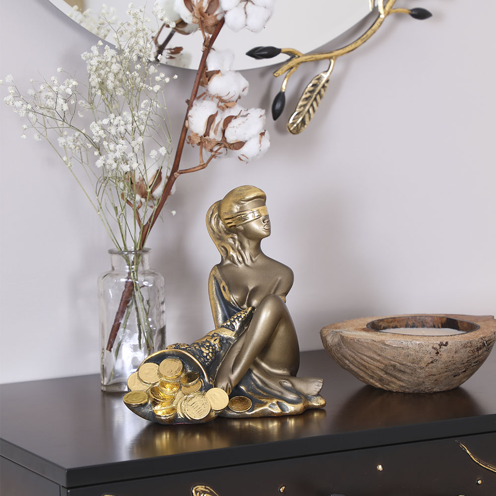 22382 Статуэтка Фортуна 4 Бронза BOGACHO 4627138239735 - Вид №1