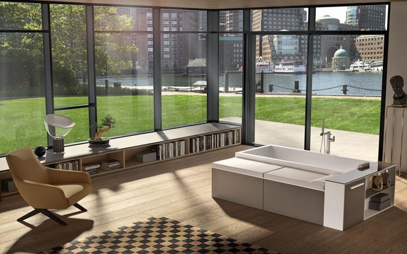 Albatros Отдельностоящая ванна с прямоугольным сиденьем Modula 01mpbdc0 - Вид №1