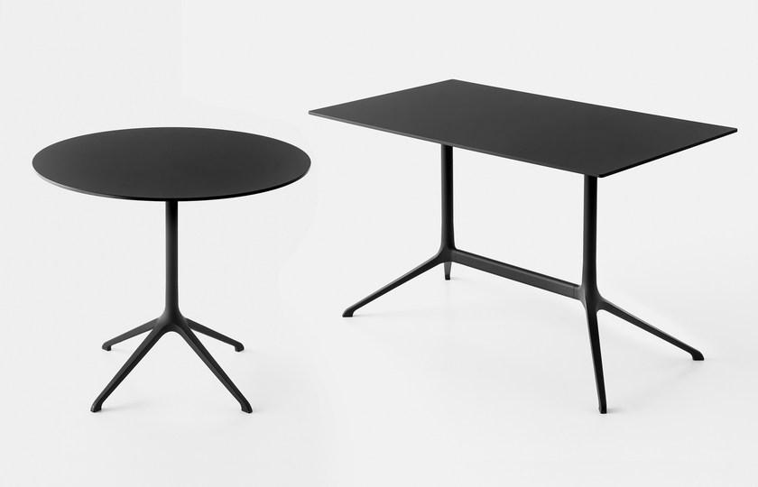 Kristalia Круглый стол из литого под давлением алюминия с откидной крышкой Elephant sun-id-1349221 - Вид №3